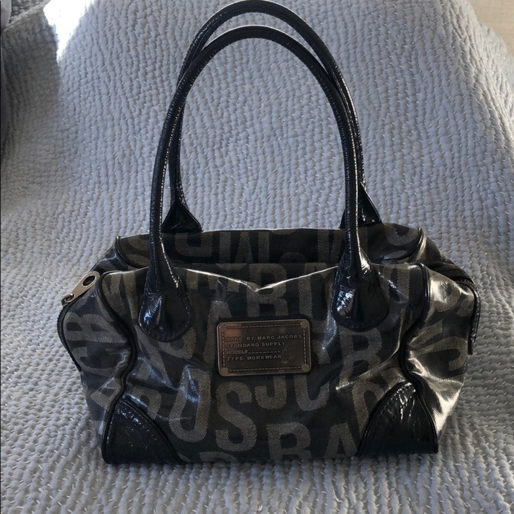 Marc By Marc Jacobs Blue Denim Waterproof Purse